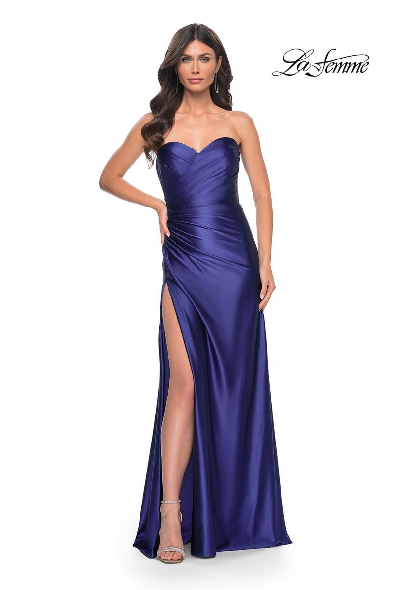 La Femme Dress 32159 - MARINE BLUE