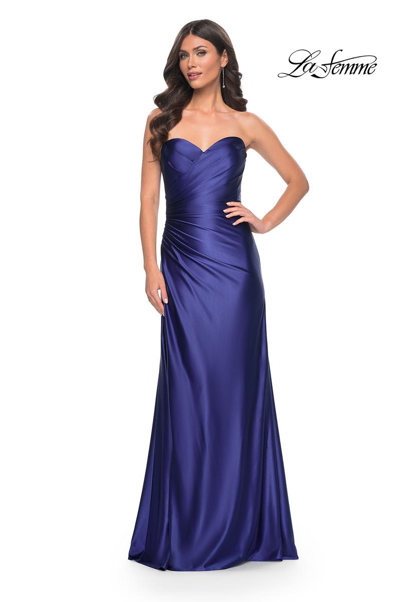 La Femme Dress 32159 - MARINE BLUE