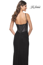 La Femme Dress 32160 - BLACK