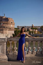 La Femme Dress 32161 - INDIGO