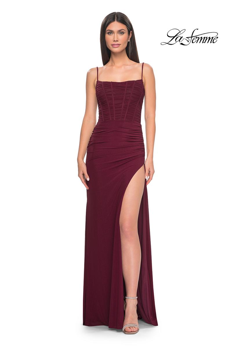 La Femme Dress 32161 - WINE