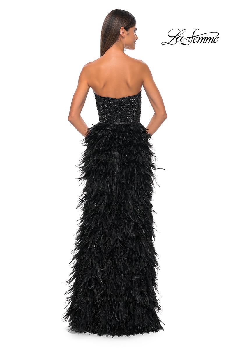 La Femme Dress 32165 - BLACK