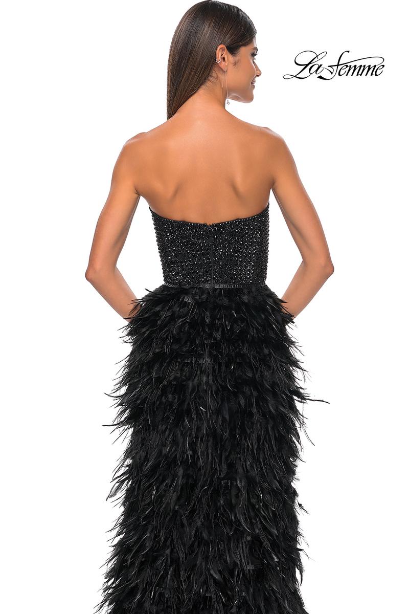 La Femme Dress 32165 - BLACK