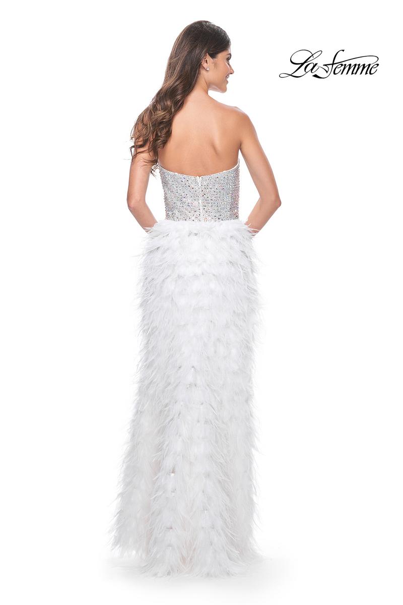 La Femme Dress 32165 - WHITE