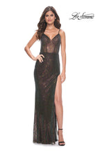 La Femme Dress 32177 - BLACK