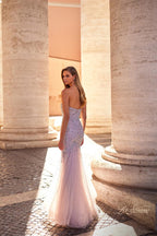 La Femme Dress 32197 - MAUVE