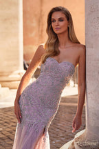 La Femme Dress 32197 - MAUVE