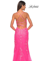 La Femme Dress 32205 - NEON PINK