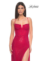 La Femme Dress 32210 - RED