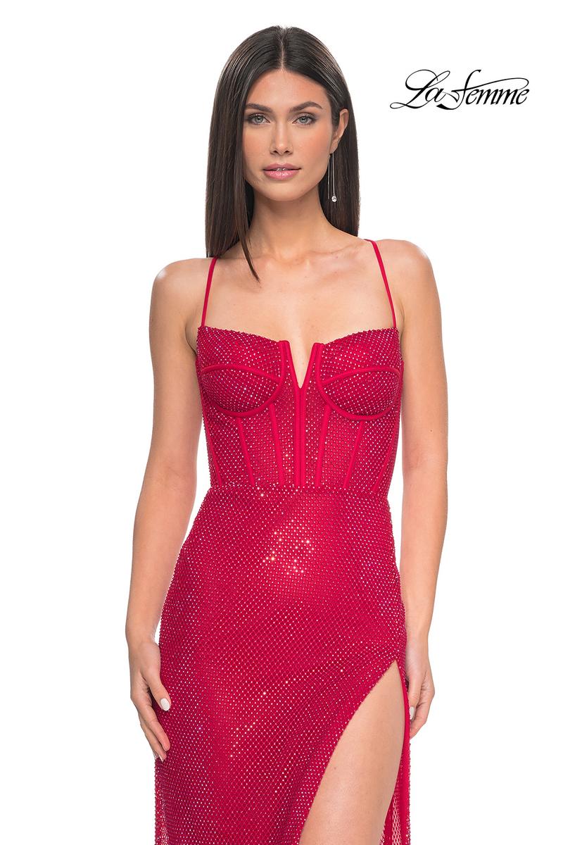 La Femme Dress 32210 - RED