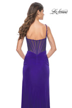 La Femme Dress 32212 - INDIGO