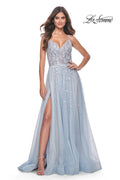 La Femme Dress 32215 - LIGHT BLUE