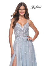 La Femme Dress 32215 - LIGHT BLUE