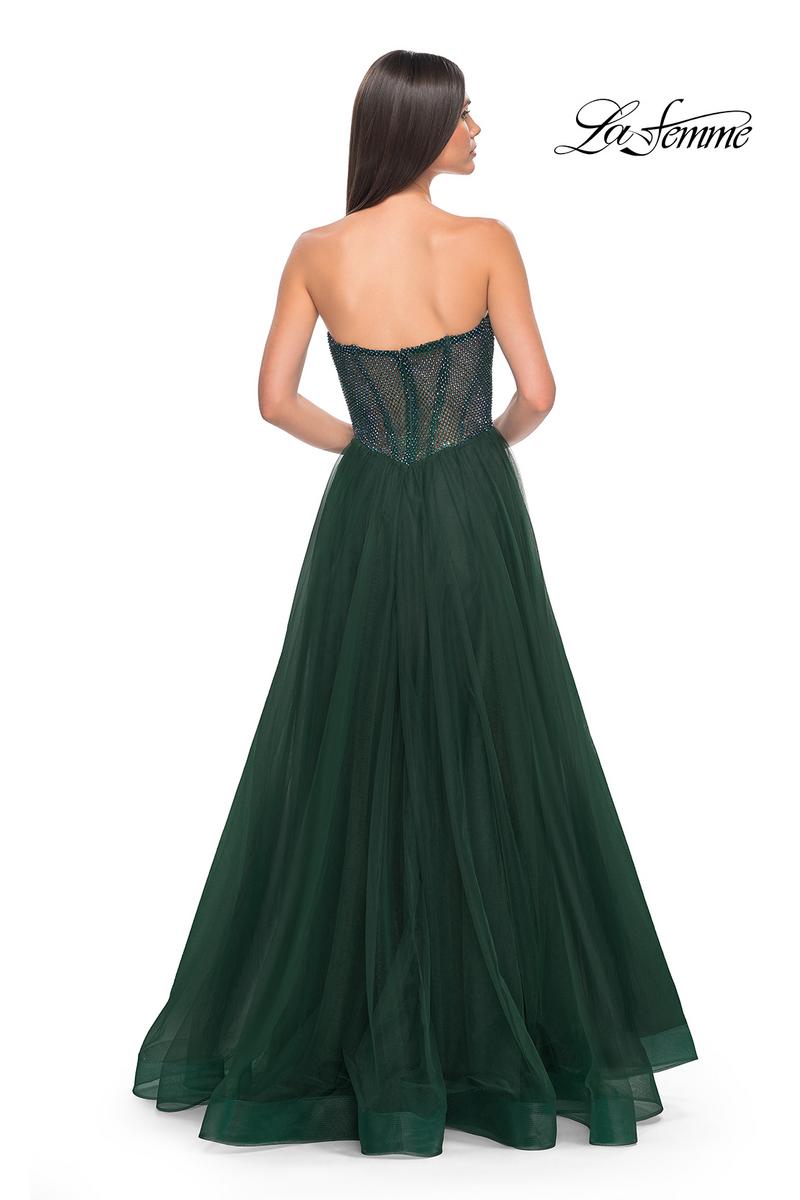 La Femme Dress 32216 - DARK EMERALD