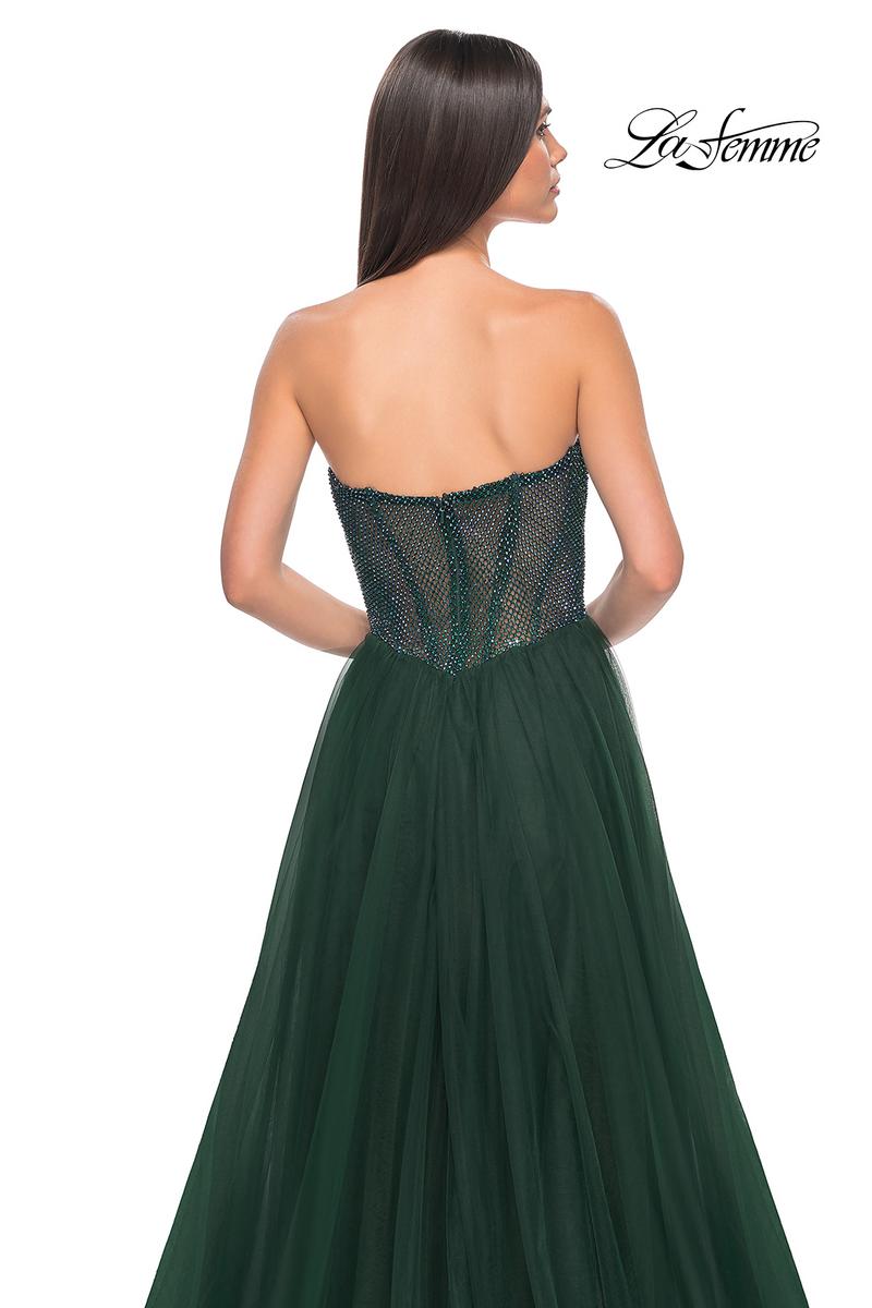 La Femme Dress 32216 - DARK EMERALD