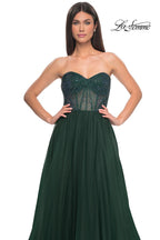La Femme Dress 32216 - DARK EMERALD