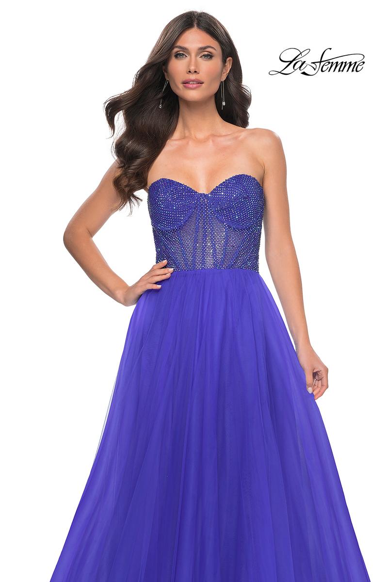 La Femme Dress 32216 - ROYAL BLUE