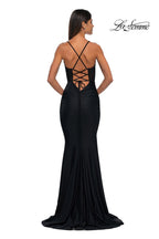 La Femme Dress 32217 - Black
