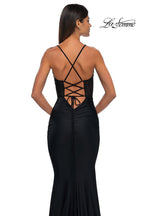 La Femme Dress 32217 - Black