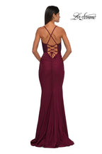 La Femme Dress 32217 - Dark Berry