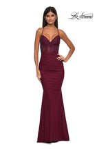 La Femme Dress 32217 - Dark Berry