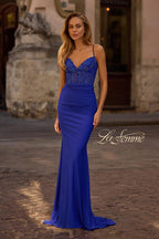 La Femme Dress 32217 - Royal Blue