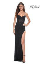 La Femme Dress 32218 - BLACK