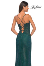 La Femme Dress 32218 - DARK EMERALD