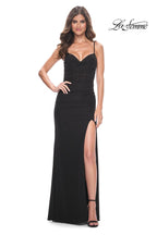 La Femme Dress 32219 - BLACK