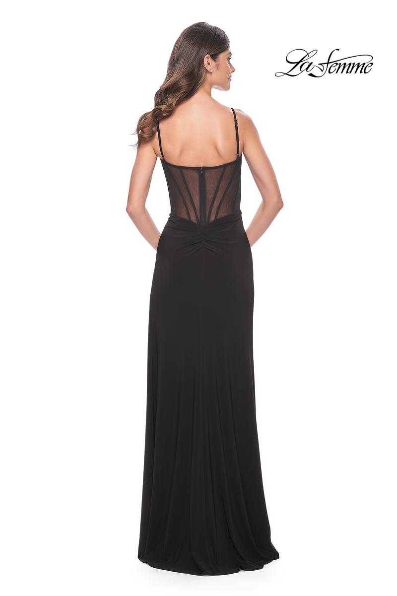 La Femme Dress 32220 - BLACK