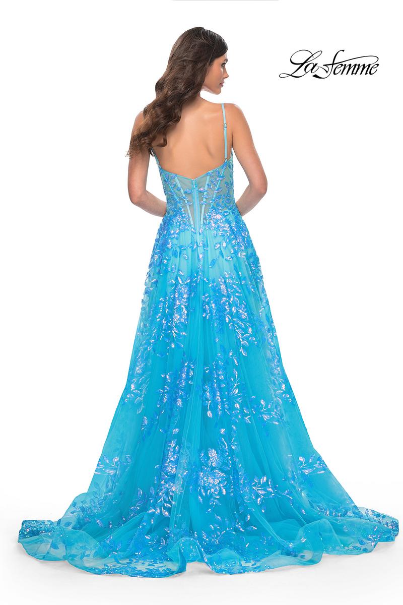 La Femme Dress 32223 - BLUE