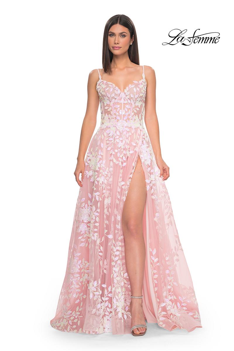 La Femme Dress 32223 - PINK