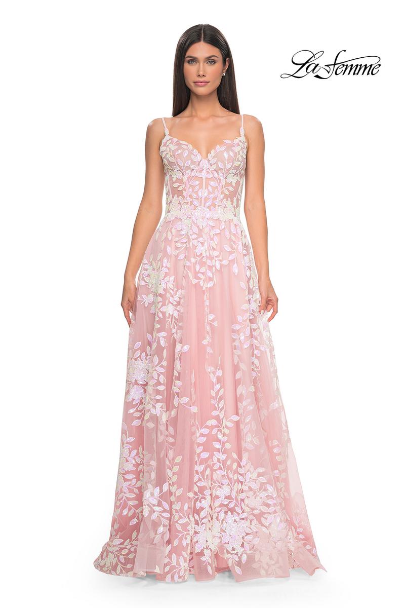 La Femme Dress 32223 - PINK