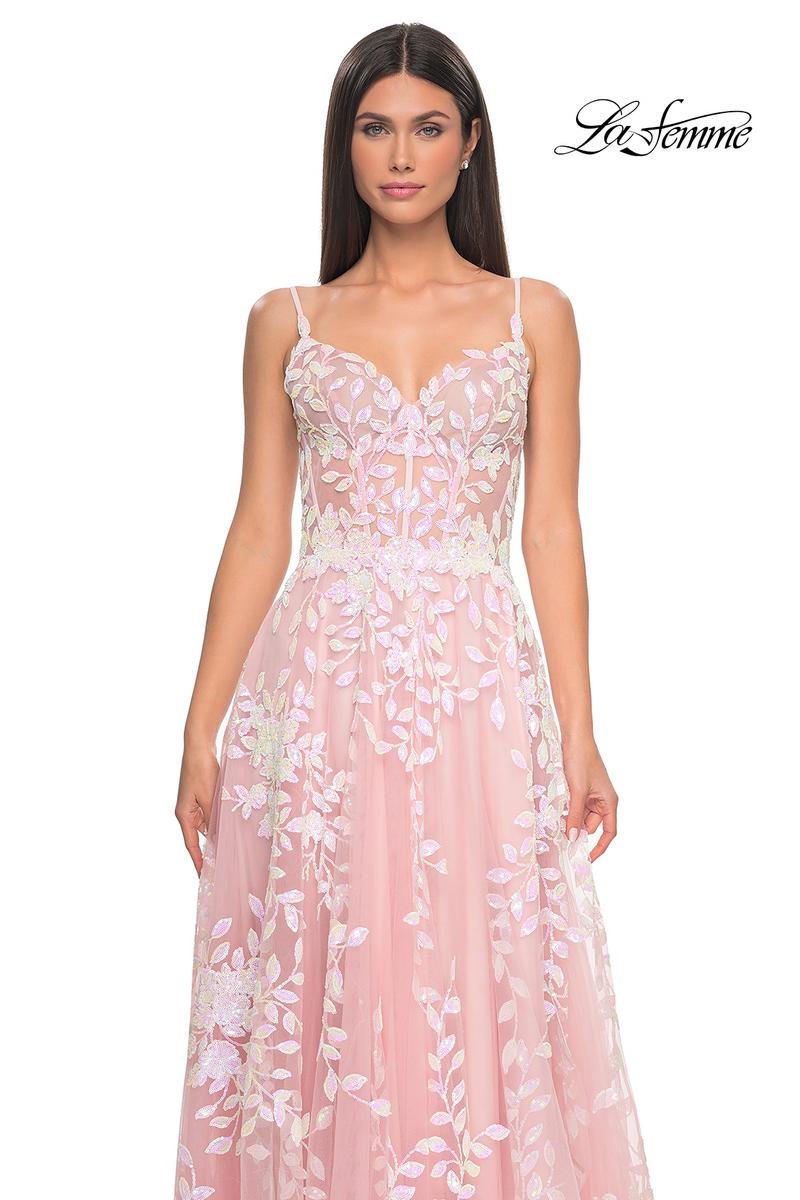 La Femme Dress 32223 - PINK