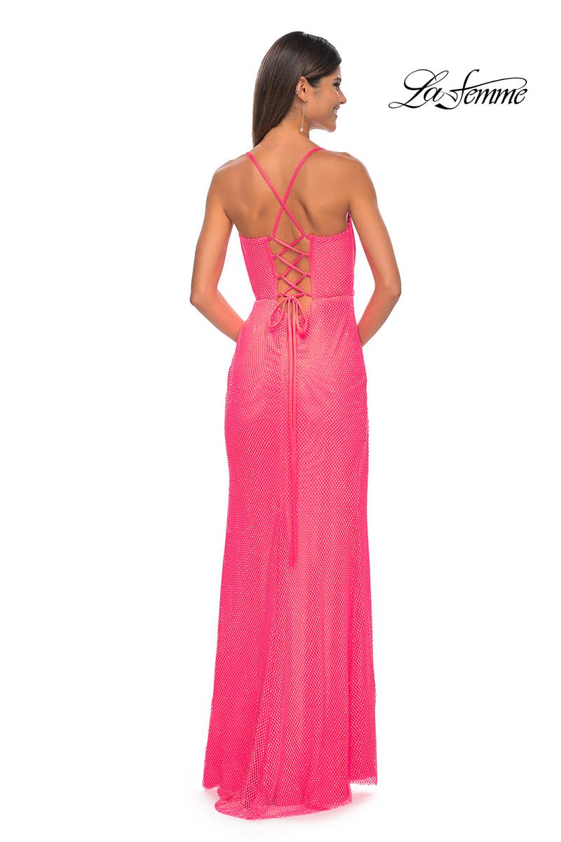 La Femme Dress 32227 - NEON PINK
