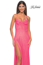 La Femme Dress 32227 - NEON PINK