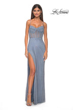La Femme Dress 32227 - SLATE