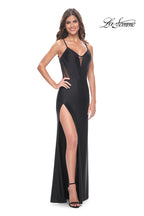 La Femme Dress 32229 - BLACK