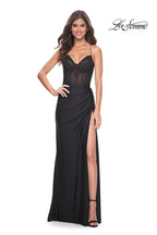 La Femme Dress 32230 - BLACK