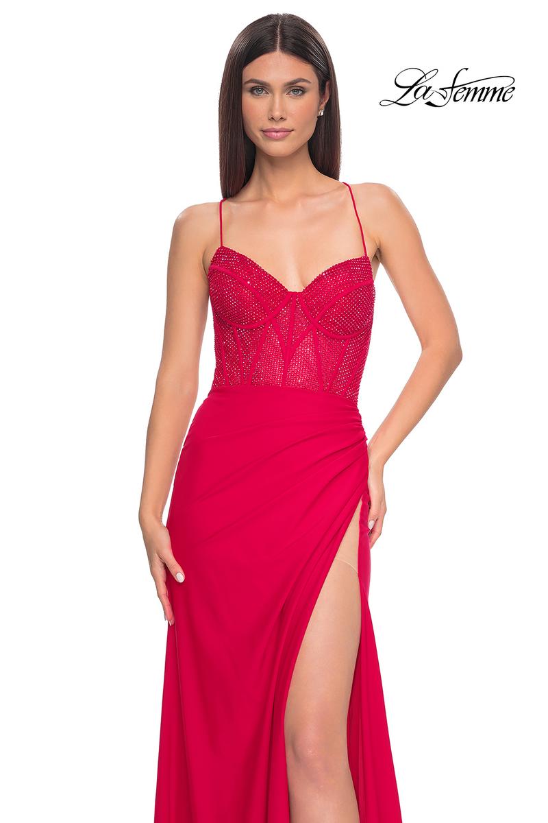 La Femme Dress 32230 - RED