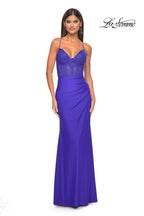 La Femme Dress 32230 - ROYAL BLUE