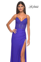 La Femme Dress 32230 - ROYAL BLUE