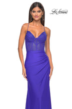 La Femme Dress 32230 - ROYAL BLUE