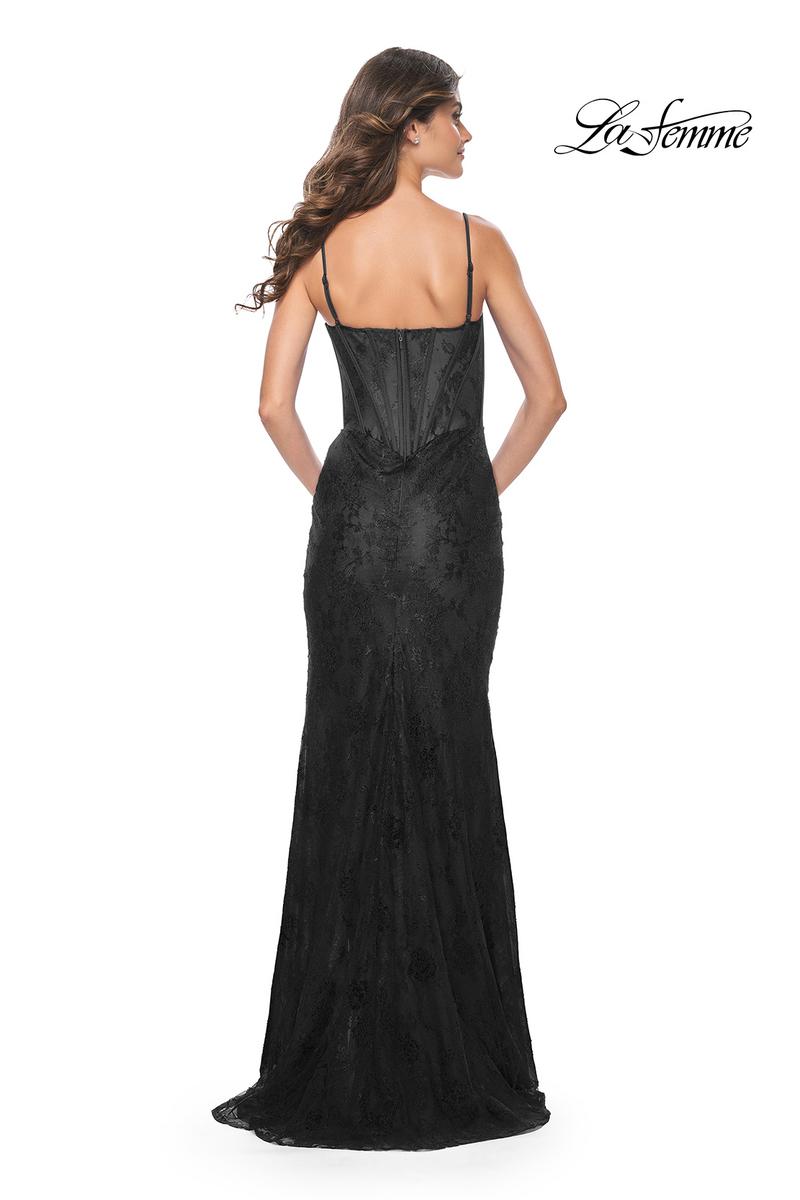 La Femme Dress 32231 - BLACK