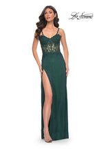 La Femme Dress 32232 - DARK EMERALD
