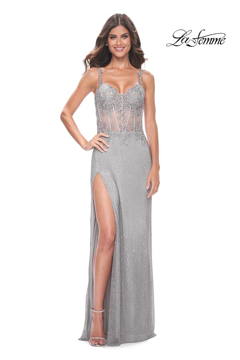 La Femme Dress 32232 - SILVER