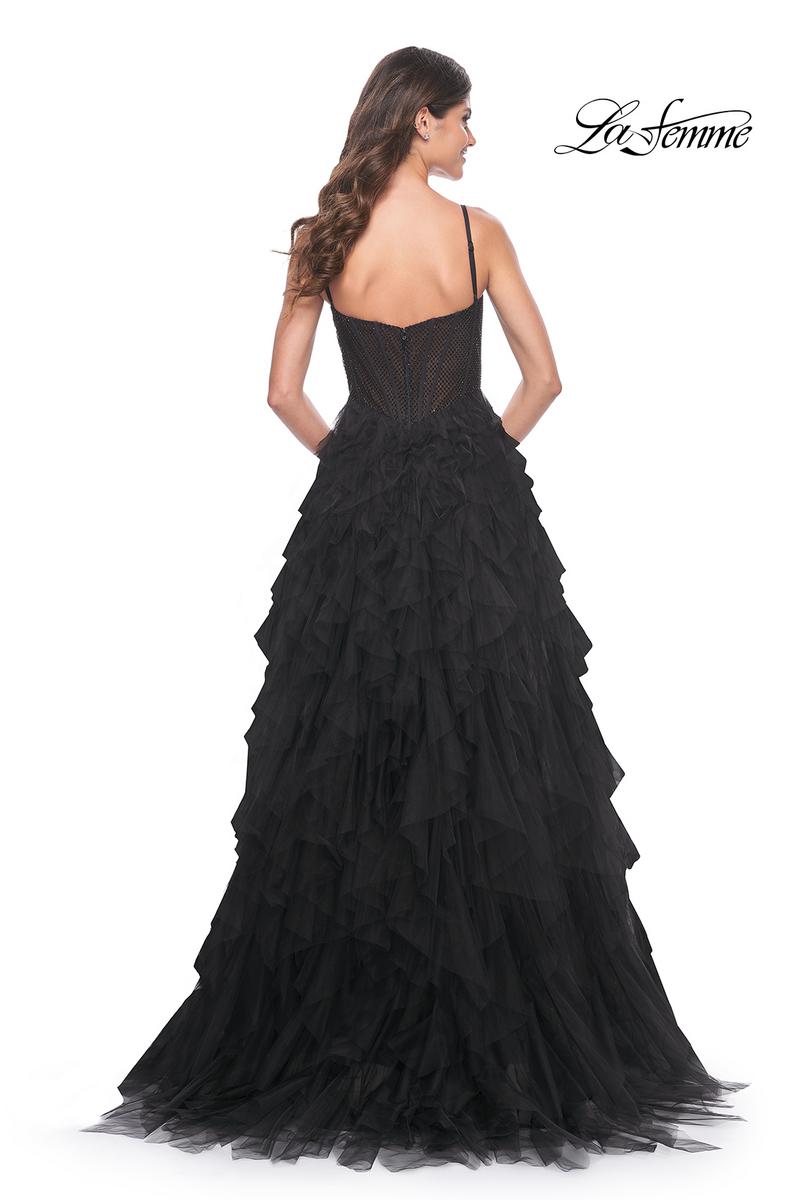 La Femme Dress 32233 - BLACK