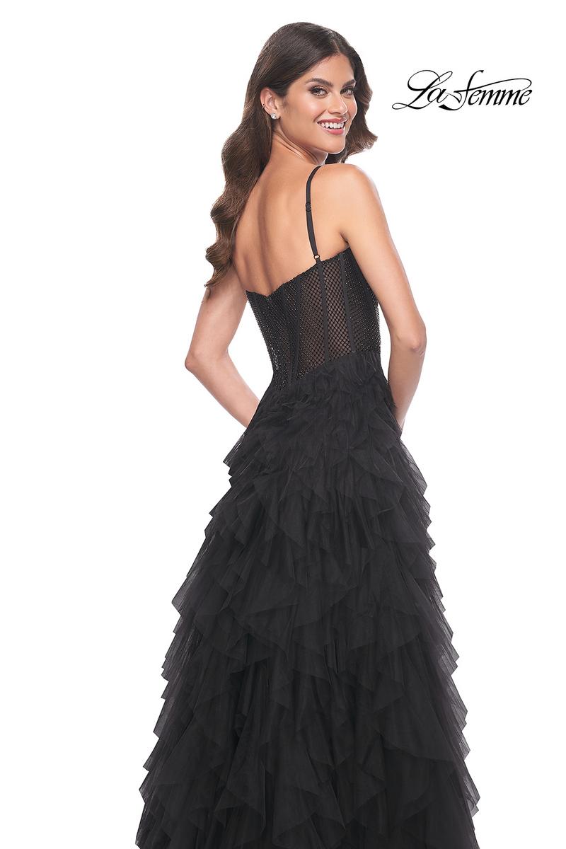 La Femme Dress 32233 - BLACK