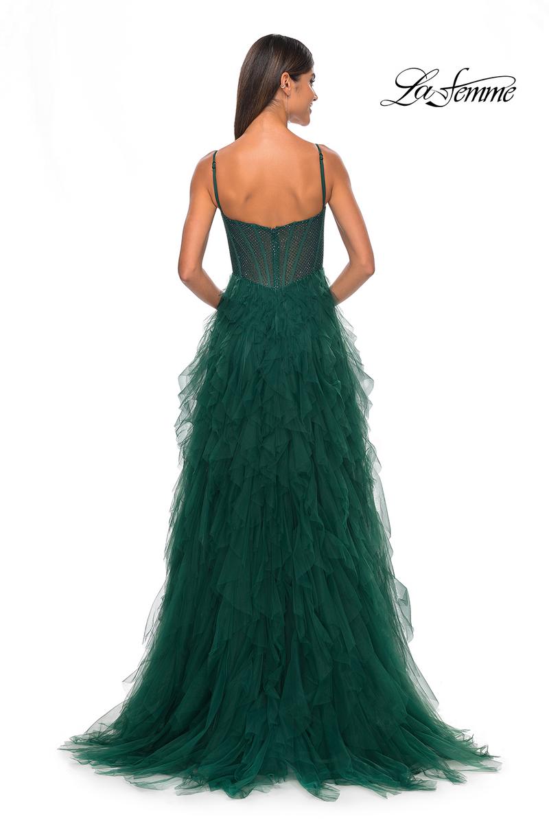 La Femme Dress 32233 - DARK EMERALD