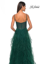 La Femme Dress 32233 - DARK EMERALD